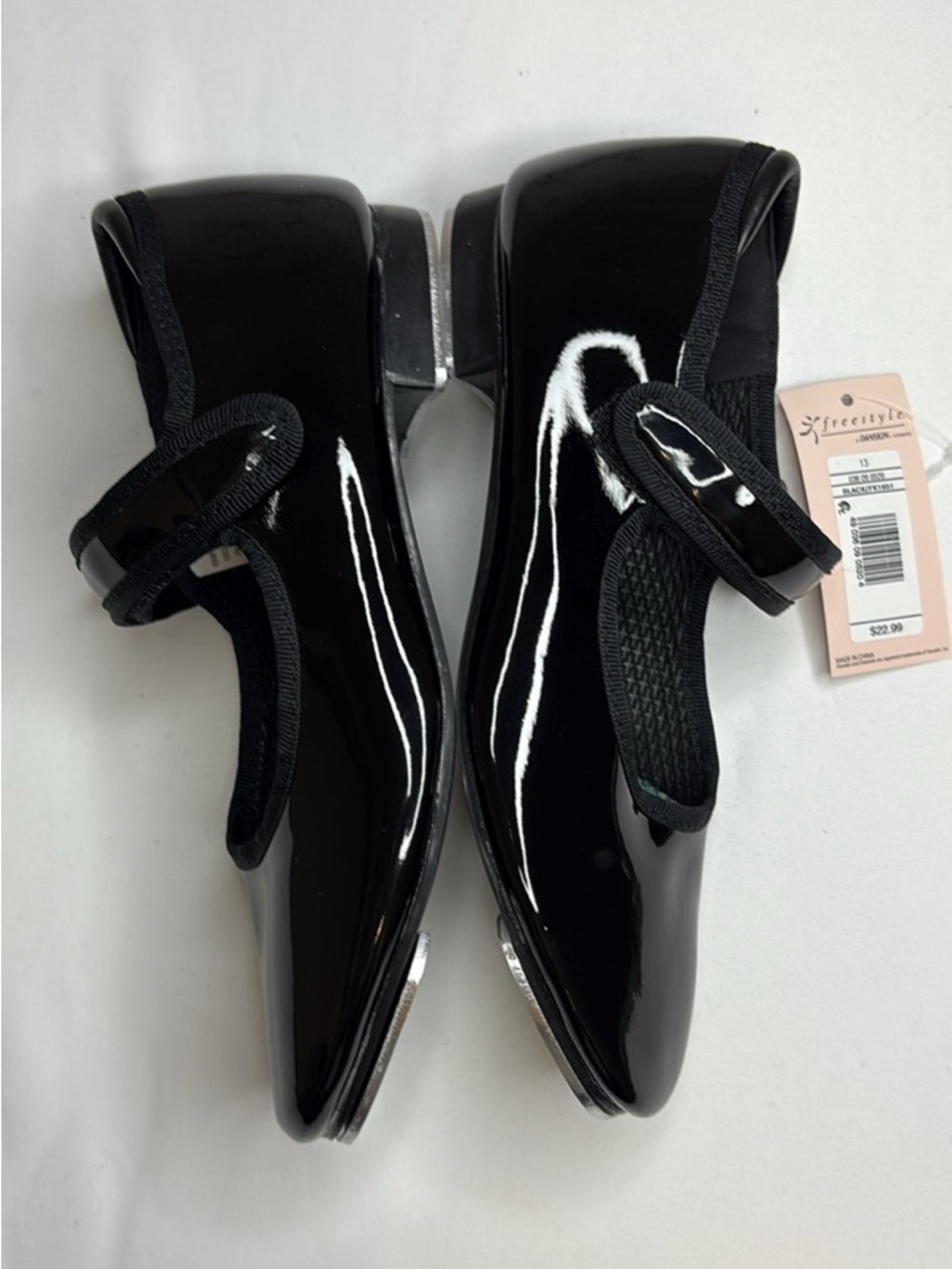 Freestyle Black Patent Girls Mary Jane Dress Shoes